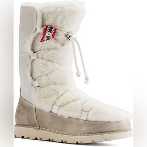 Nuuk Suede Leather Fur Boots